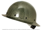 CC™ Carbon/Yellow Kevlar® Hard Hat : Full Brim